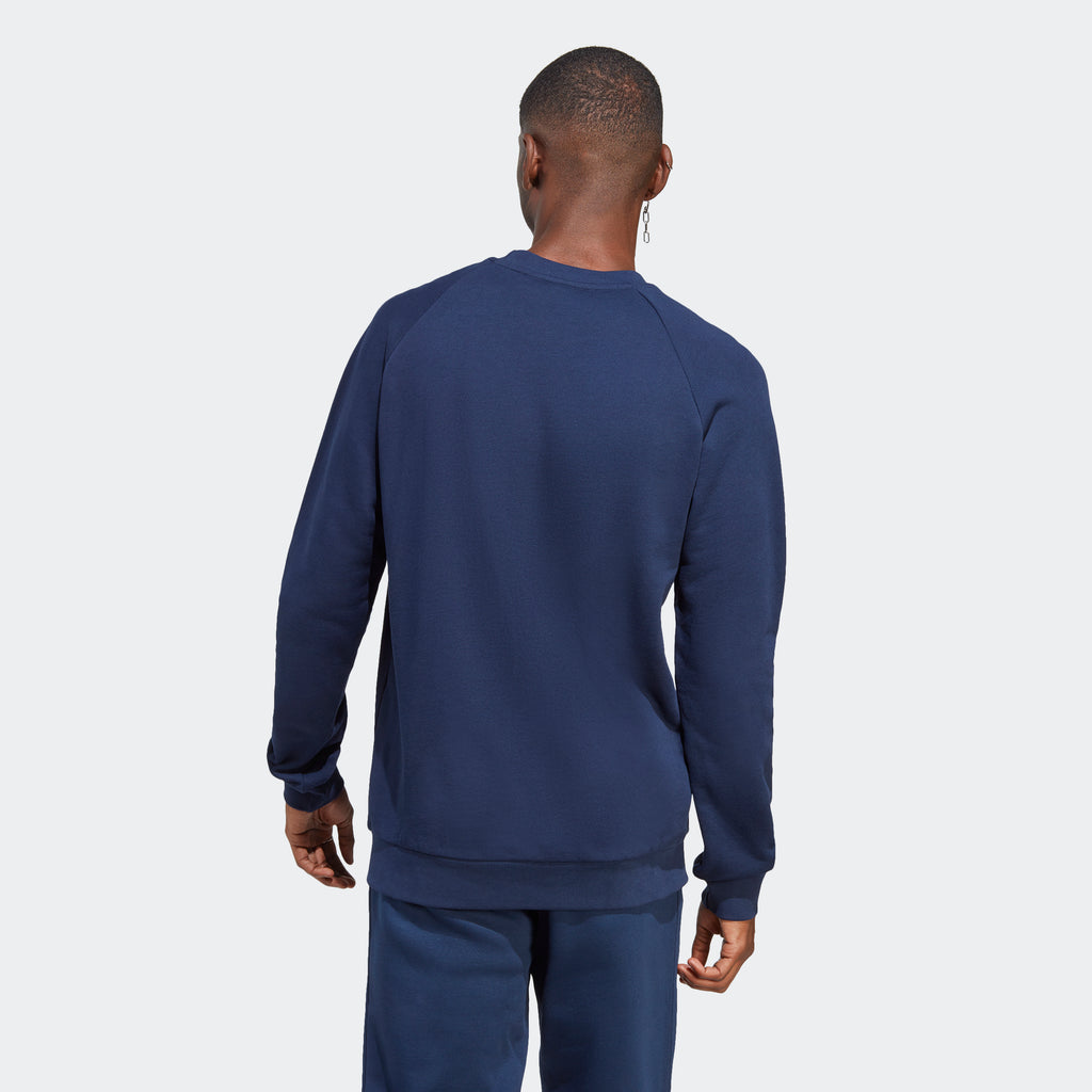 Men’s adidas Originals Adicolor Classics Trefoil Crewneck Sweatshirt Night Indigo