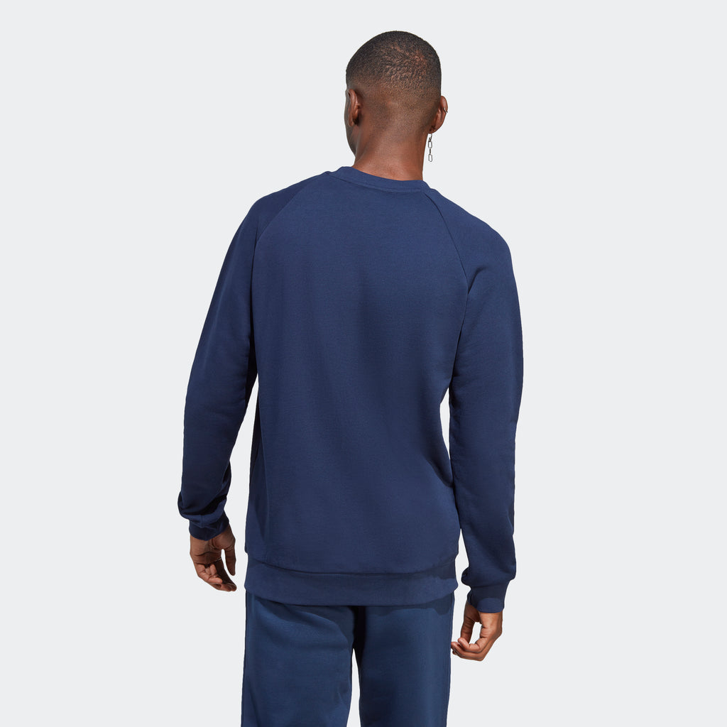 adidas Trefoil Crewneck Sweatshirt Night Indigo | Chicago City Sports