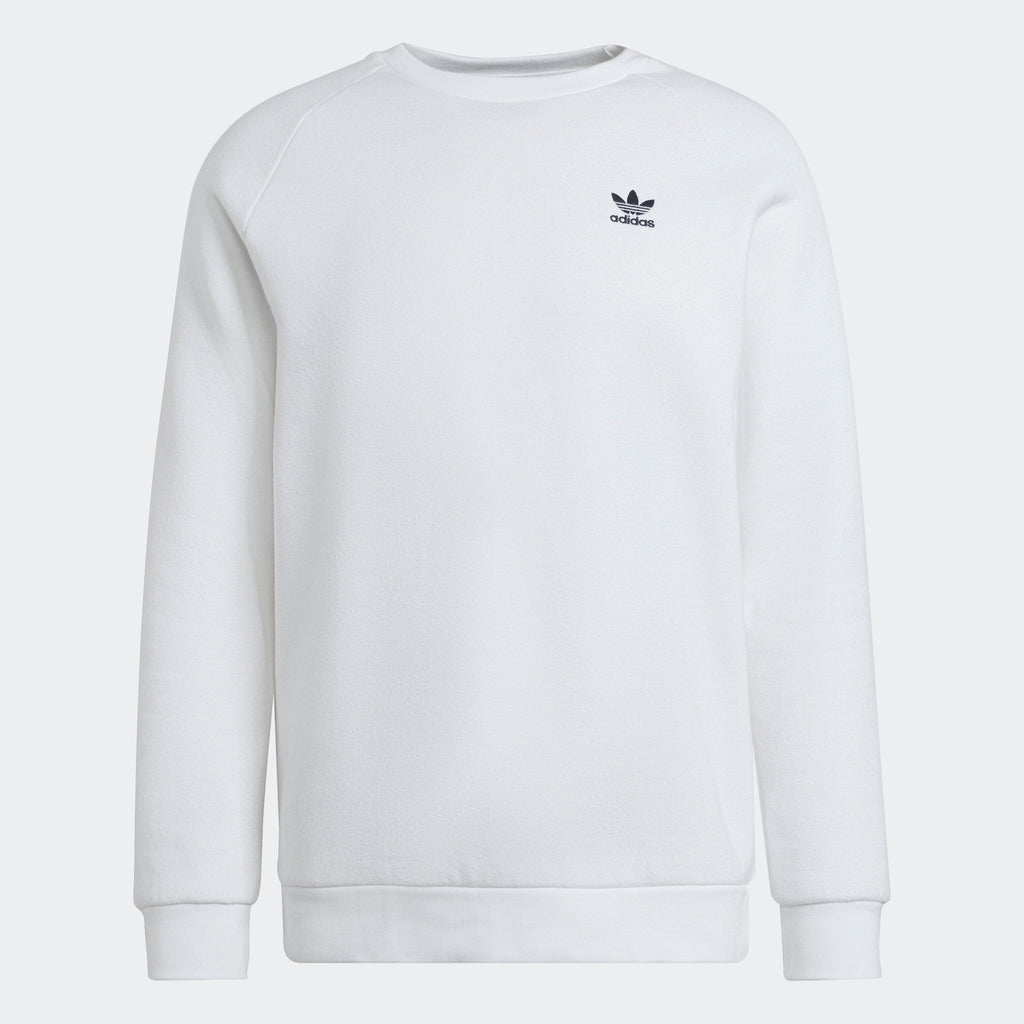 Men’s adidas Originals Adicolor Essentials Trefoil Crewneck Sweatshirt White