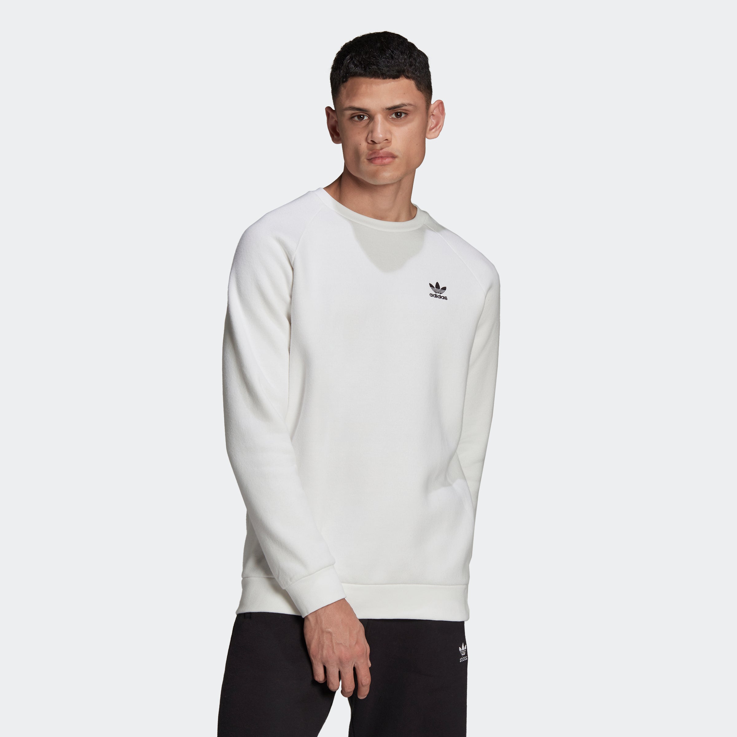Essentials Trefoil Sweatshirt | Chicago City adidas White Sports