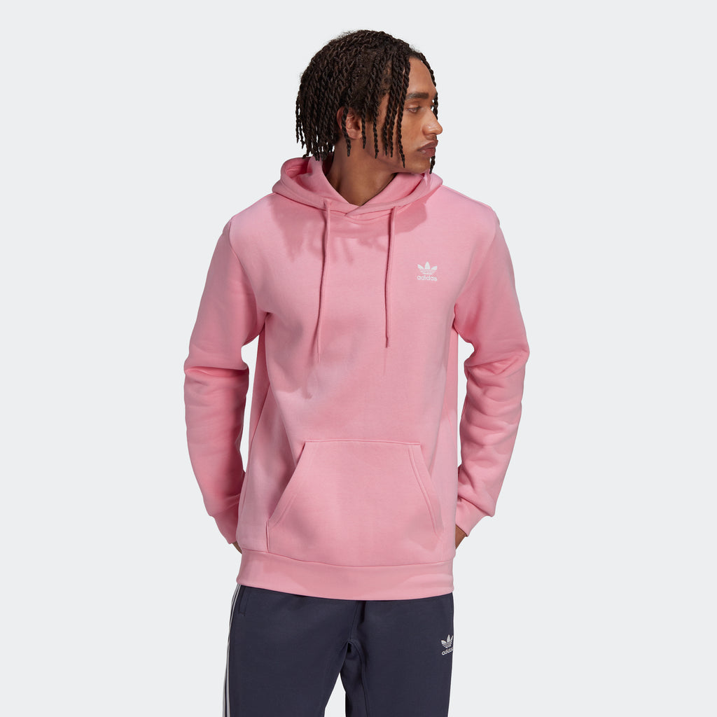 Men's adidas Originals Adicolor Essentials Trefoil Hoodie Bliss Pink