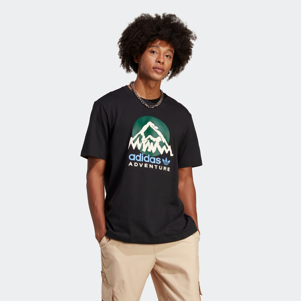 Men's adidas Originals Adventure Mountain Front T-Shirt
