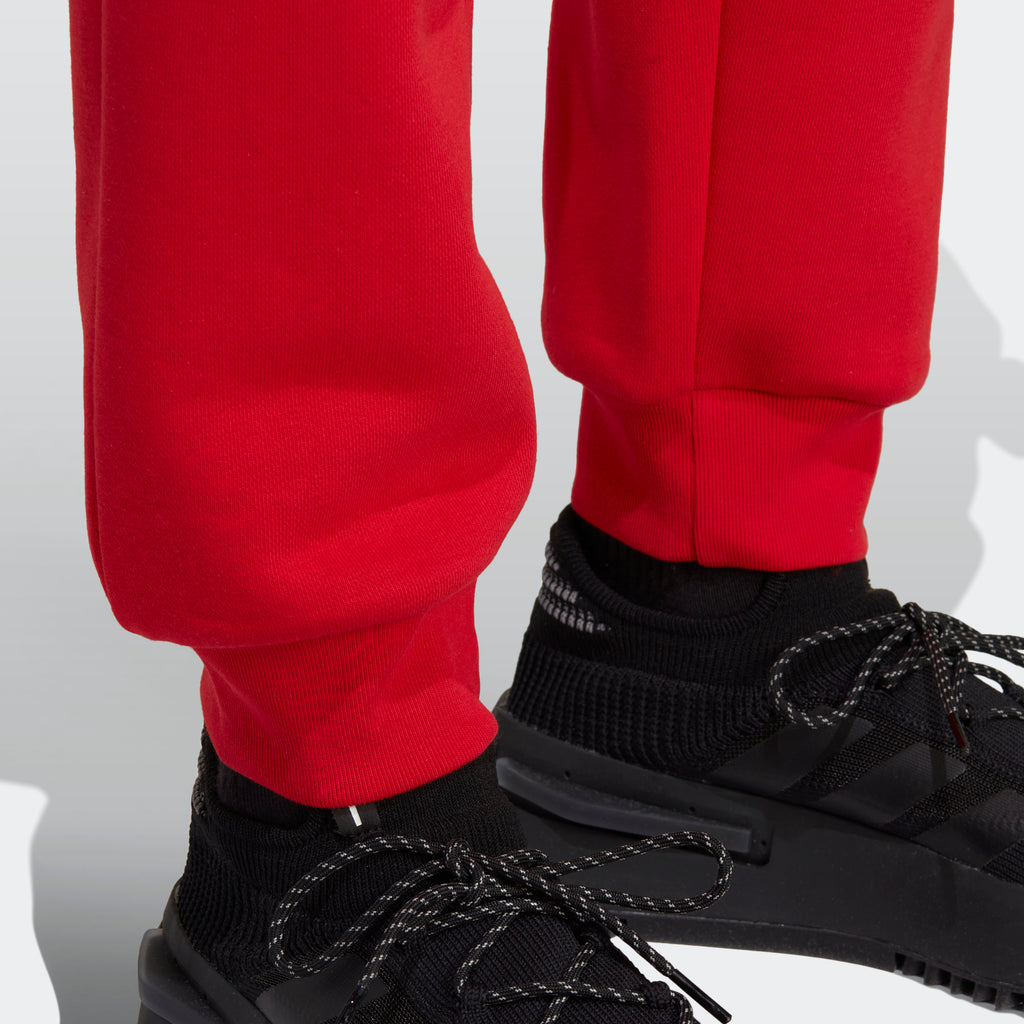 Men's adidas Originals Essentials Trefoil Joggers Better Scarlet