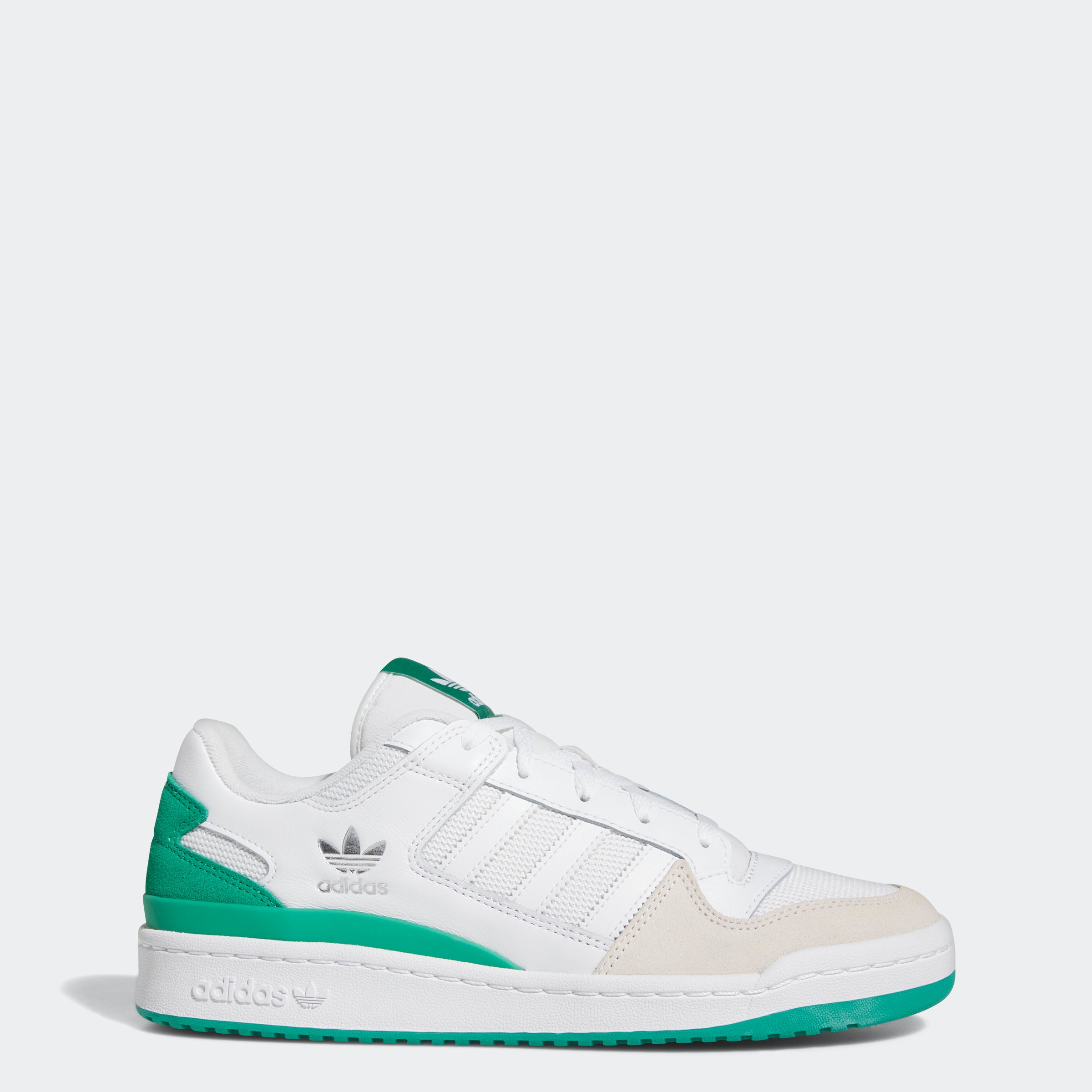 White and green adidas originals shoes Clearance
