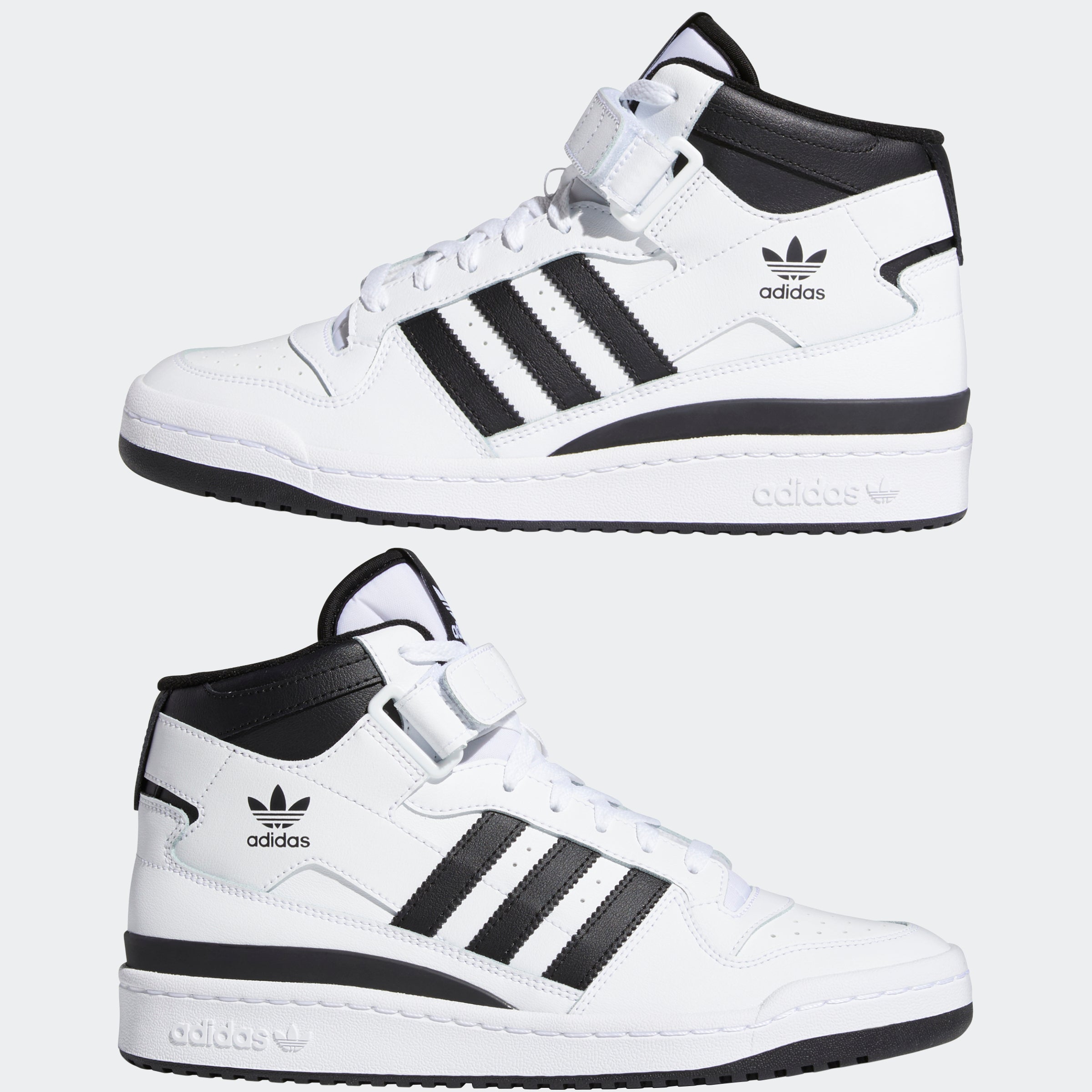 Adidas Originals - Baskets Forum Mid FY7939 Footwear White Core Black 