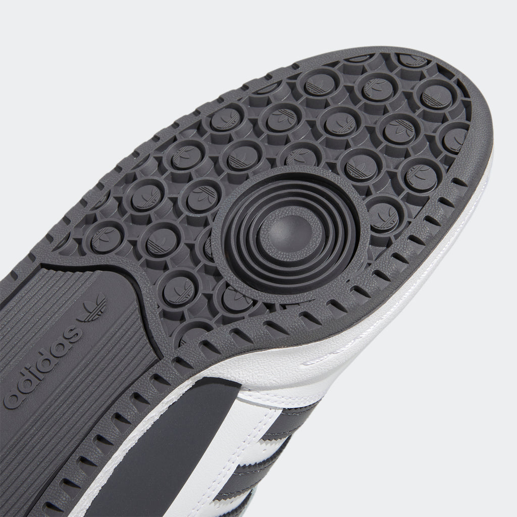 Men's adidas Originals Forum Mid Shoes White Grey Five