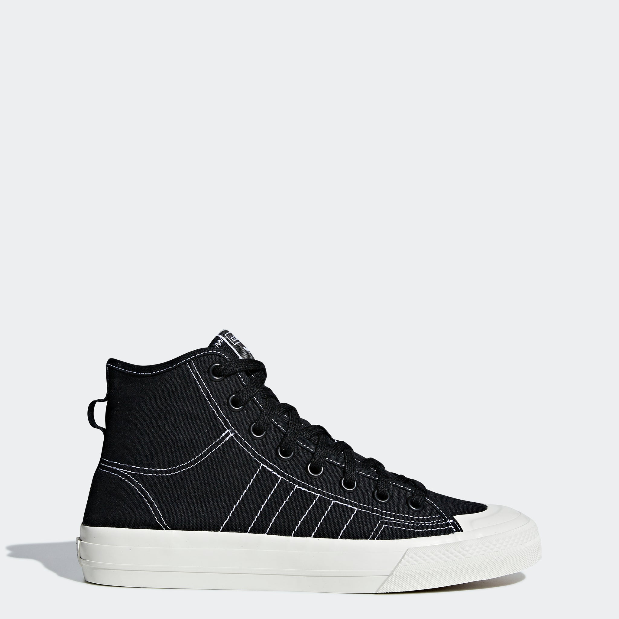 Men's adidas Originals Nizza RF Hi Shoes Black | Chicago City Sports