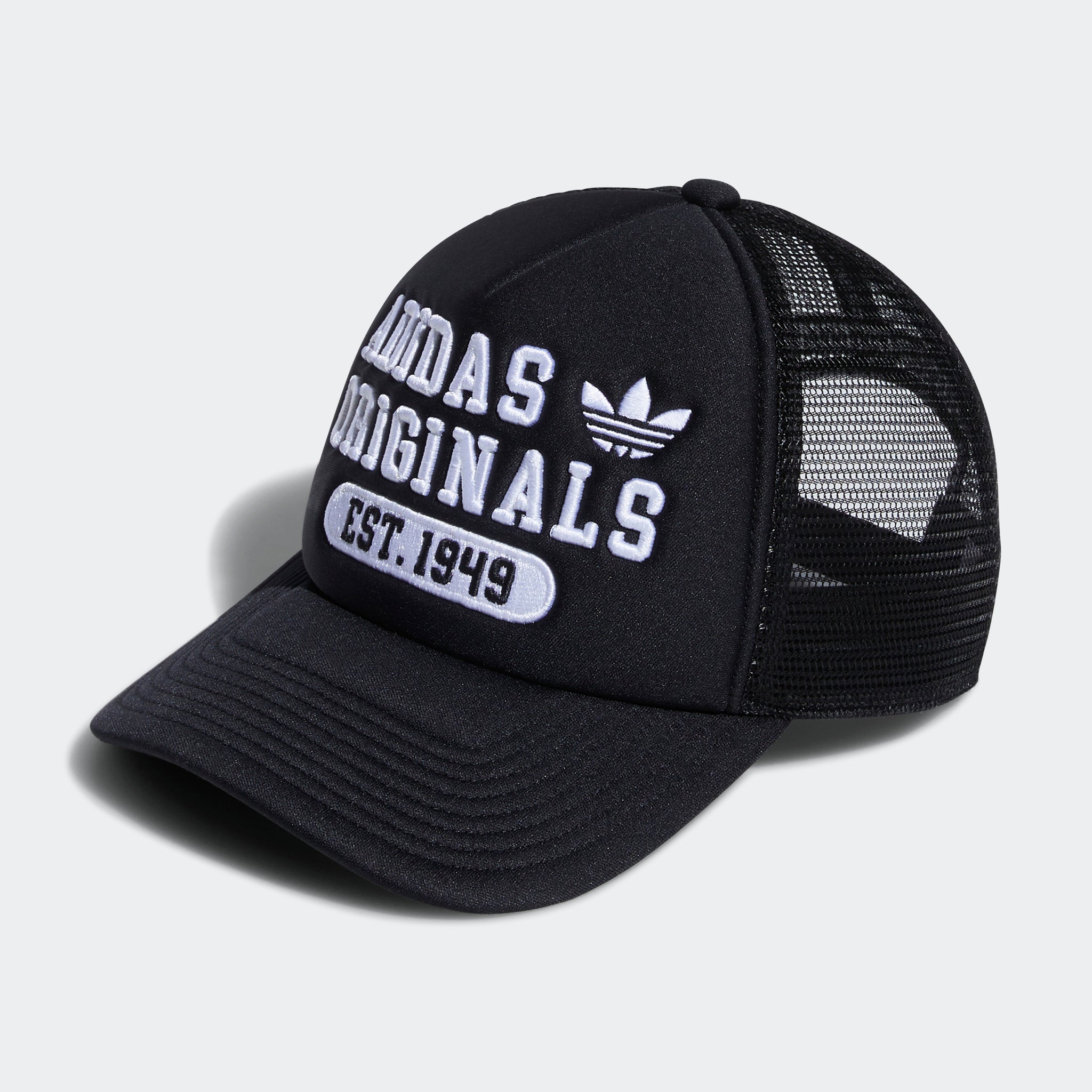 adidas Originals Prep Trucker Hat Black GB4292 Chicago City Sports