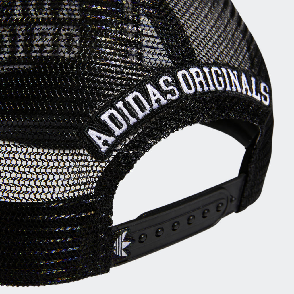 Men's adidas Originals Prep Trucker Hat Black