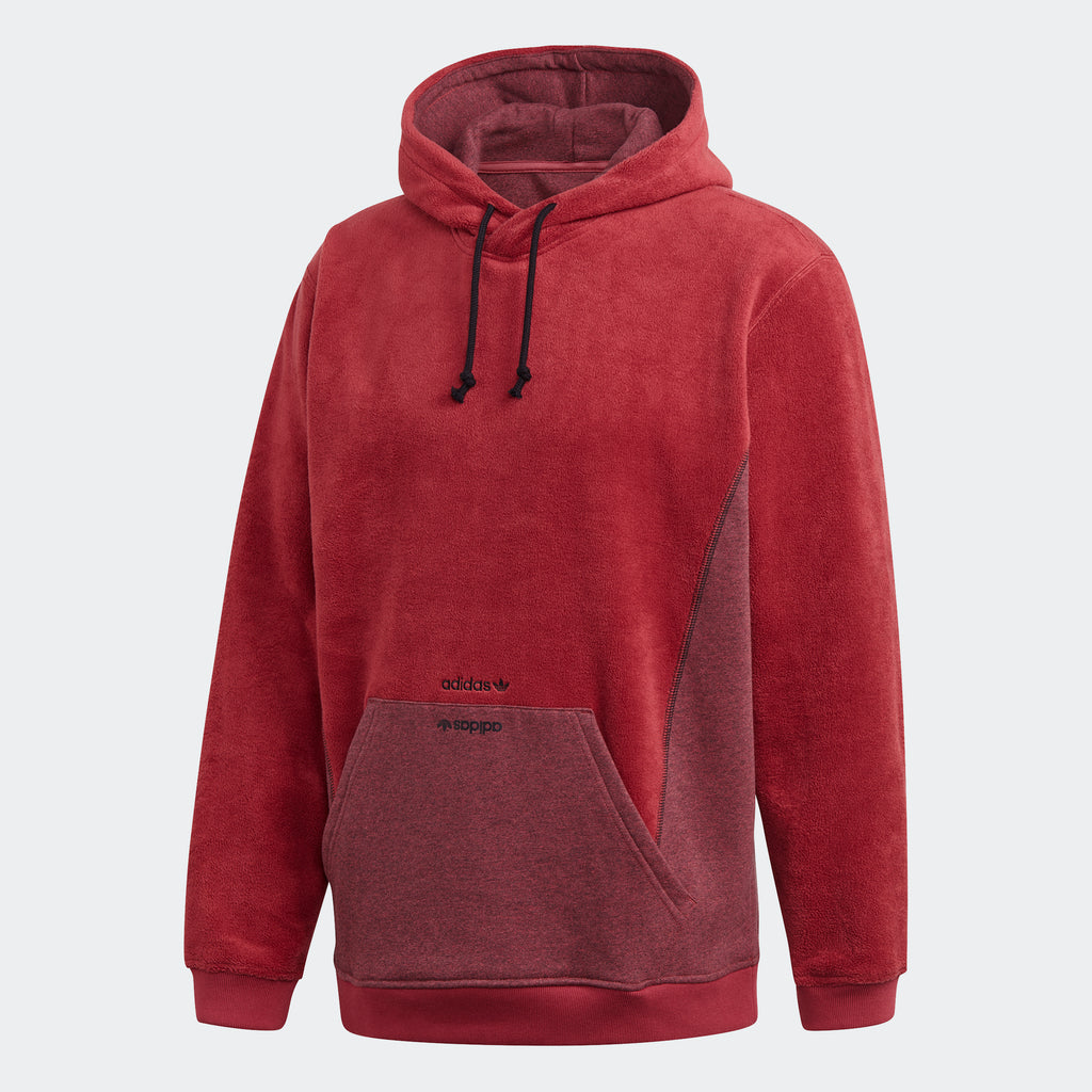 Men's adidas R.Y.V. Hoodie Legacy Red GD9321 | Chicago City Sports | front view