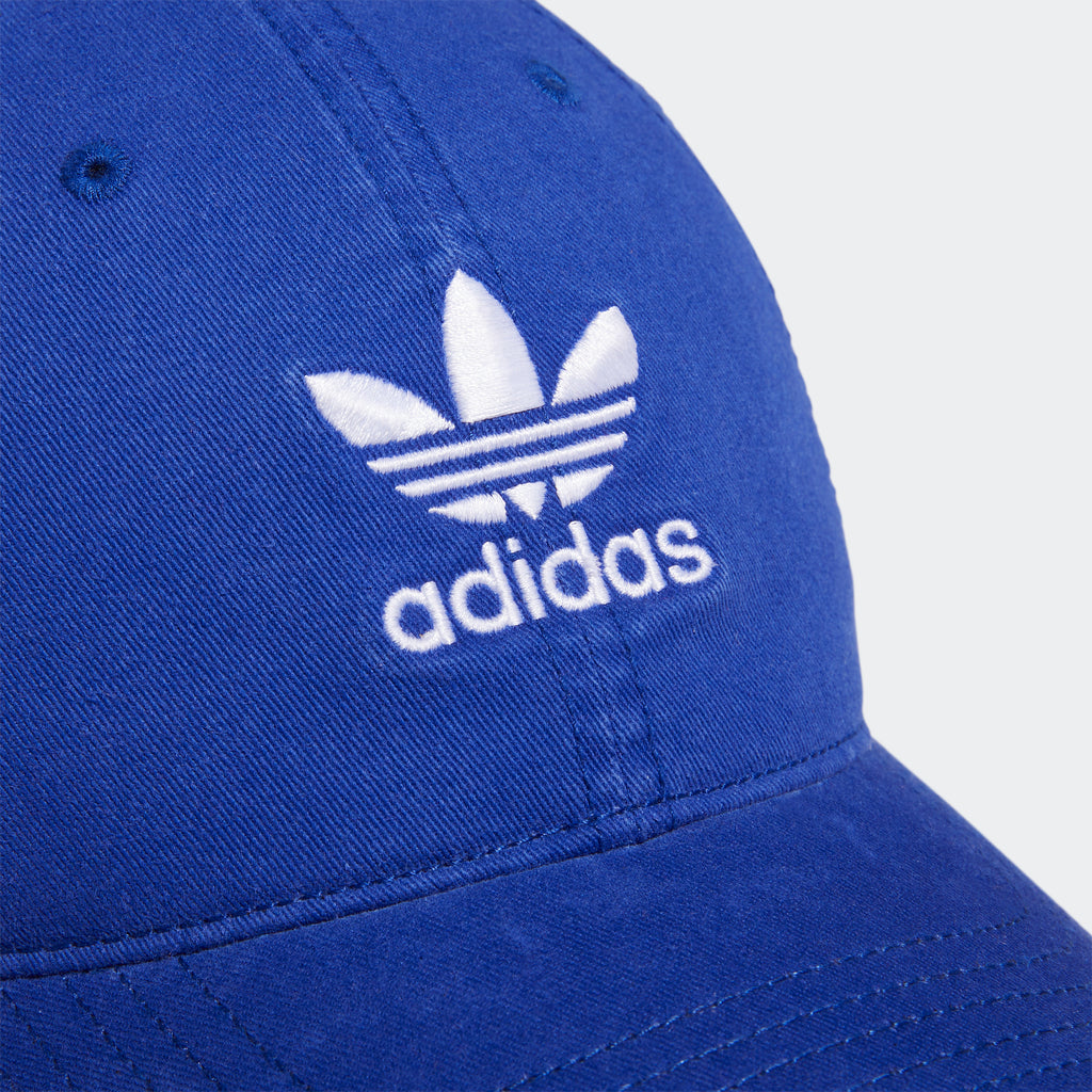 Men's adidas Originals Relaxed Strapback Hat Blue