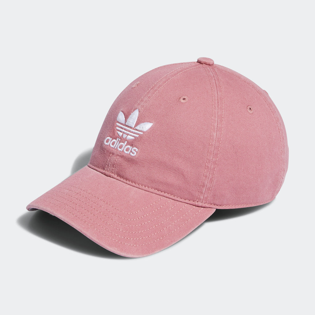 Men's adidas Originals Relaxed Strapback Hat Pink