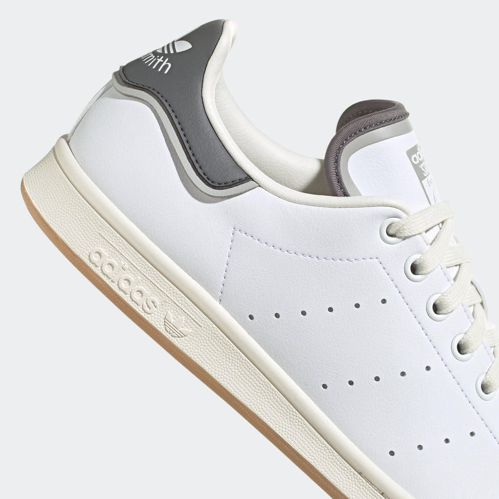 Men's adidas Originals Stan Smith Shoes White Grey