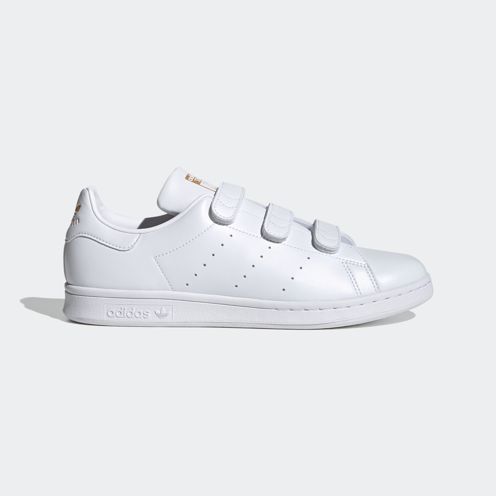 Adidas stan smith velcro white blue hotsell