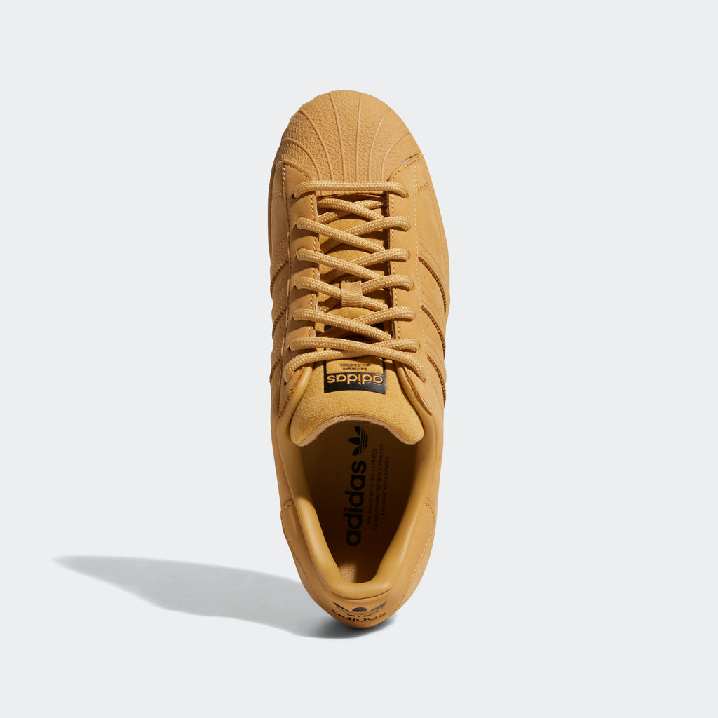 Men's adidas Originals Superstar Shoes Golden Beige