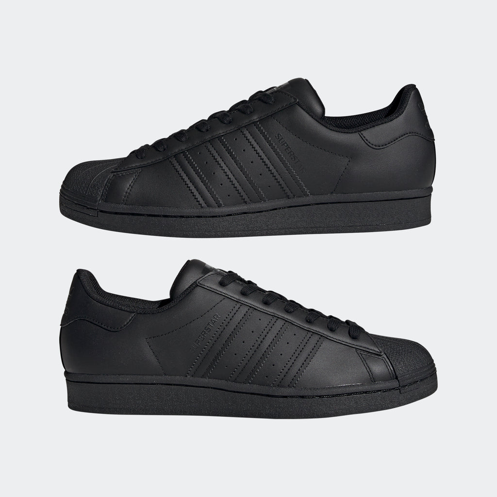 Men's adidas Originals Superstar Shoes Triple Black
