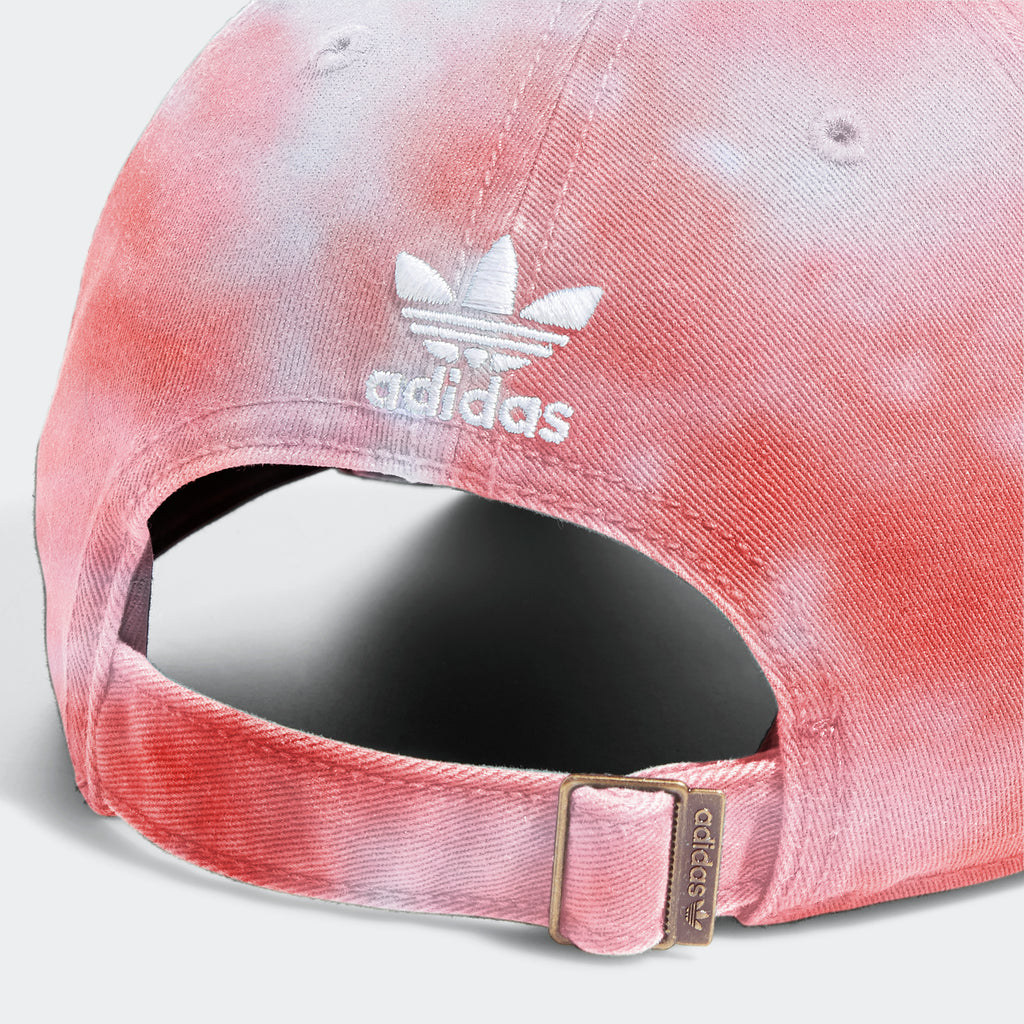 Men's adidas Originals Tie Dye Strapback Hat Pink