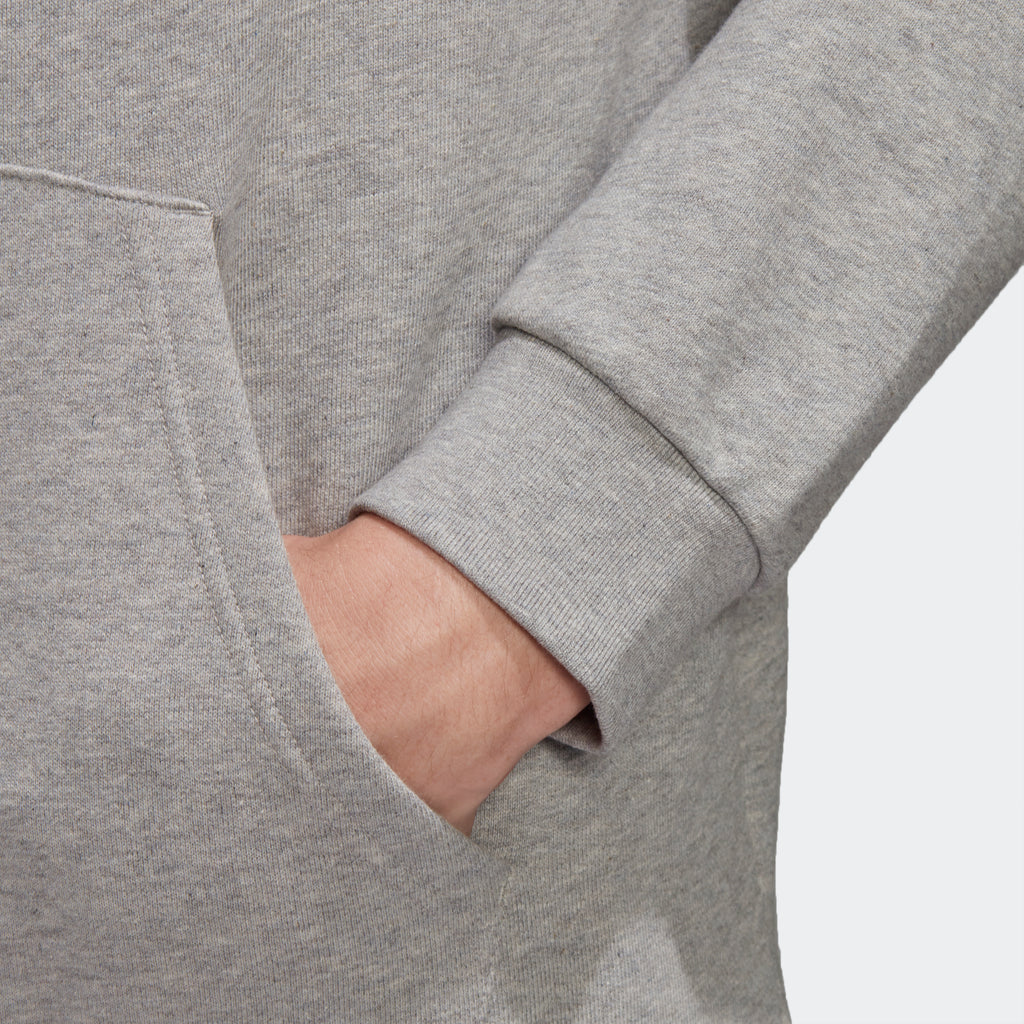 Men's adidas Originals Trefoil Essentials Hoodie Grey