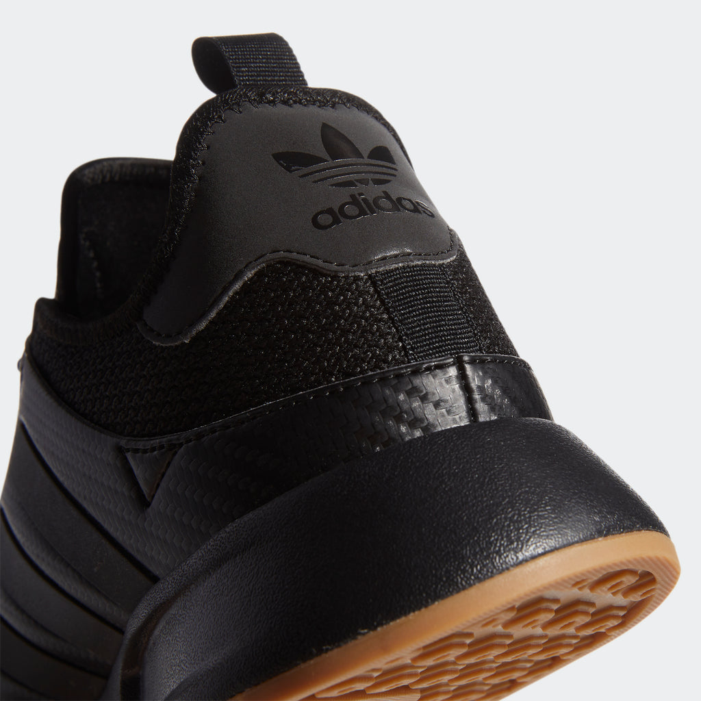 Men's adidas Originals X_PLR Shoes Black Gum FY9053 | Chicago City Sports | detailed heel view