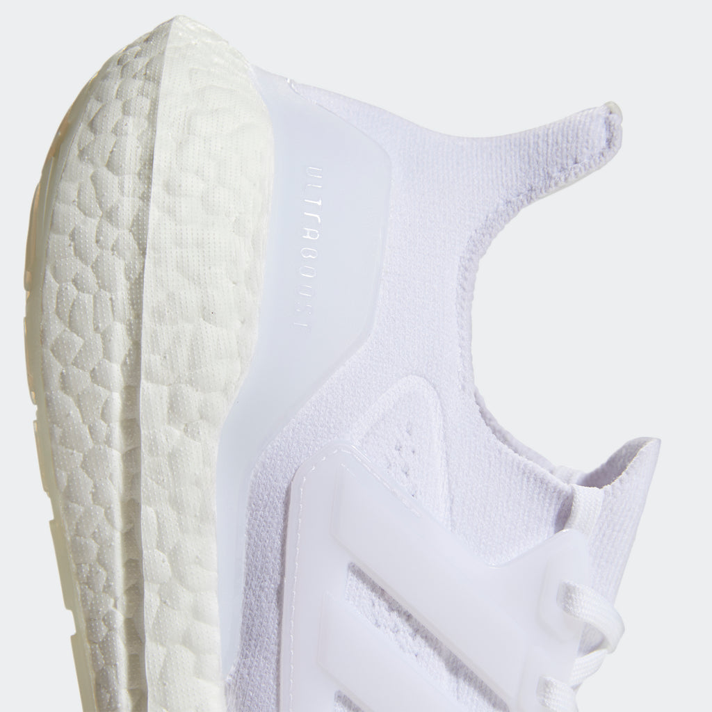 Men's adidas Ultraboost 21 Shoes White FY0379 | Chicago City Sports | close-up of outsole