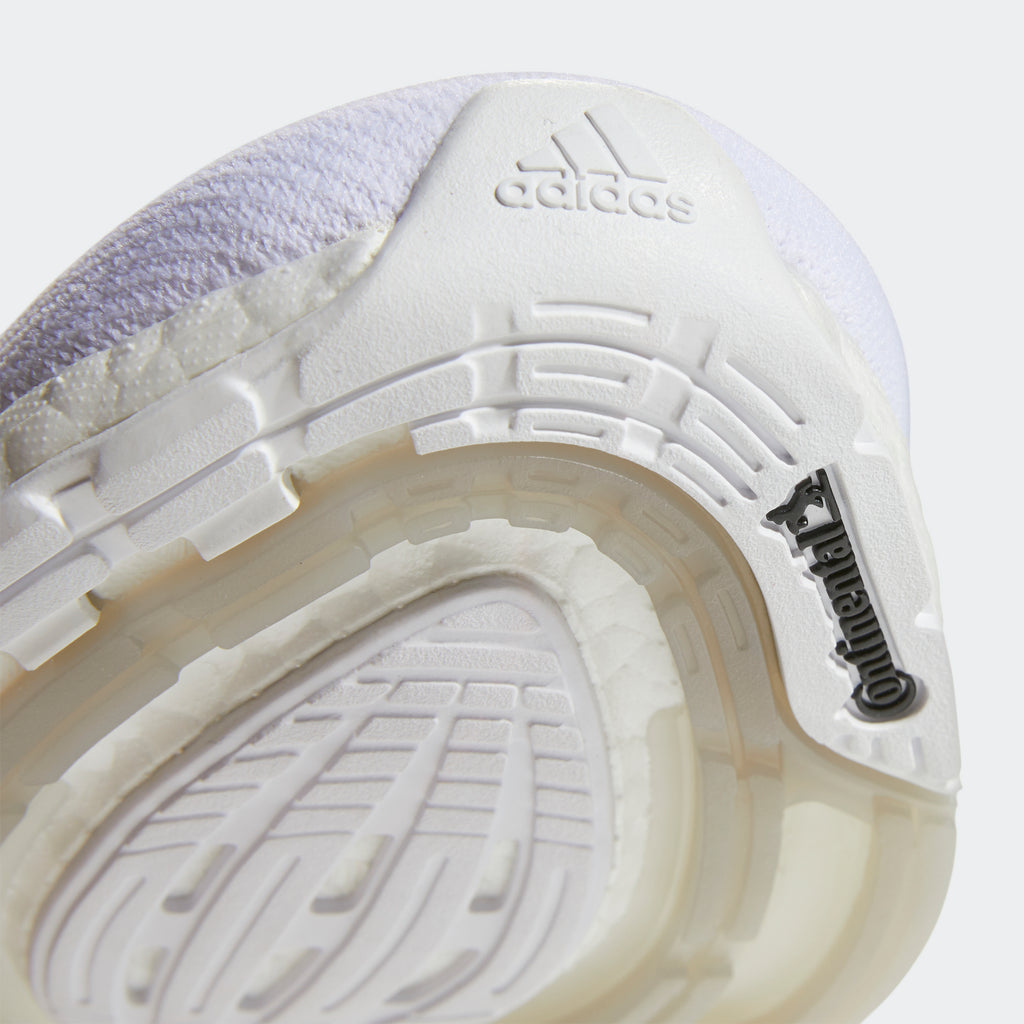 Men's adidas Ultraboost 21 Shoes White FY0379 | Chicago City Sports | close up of heel