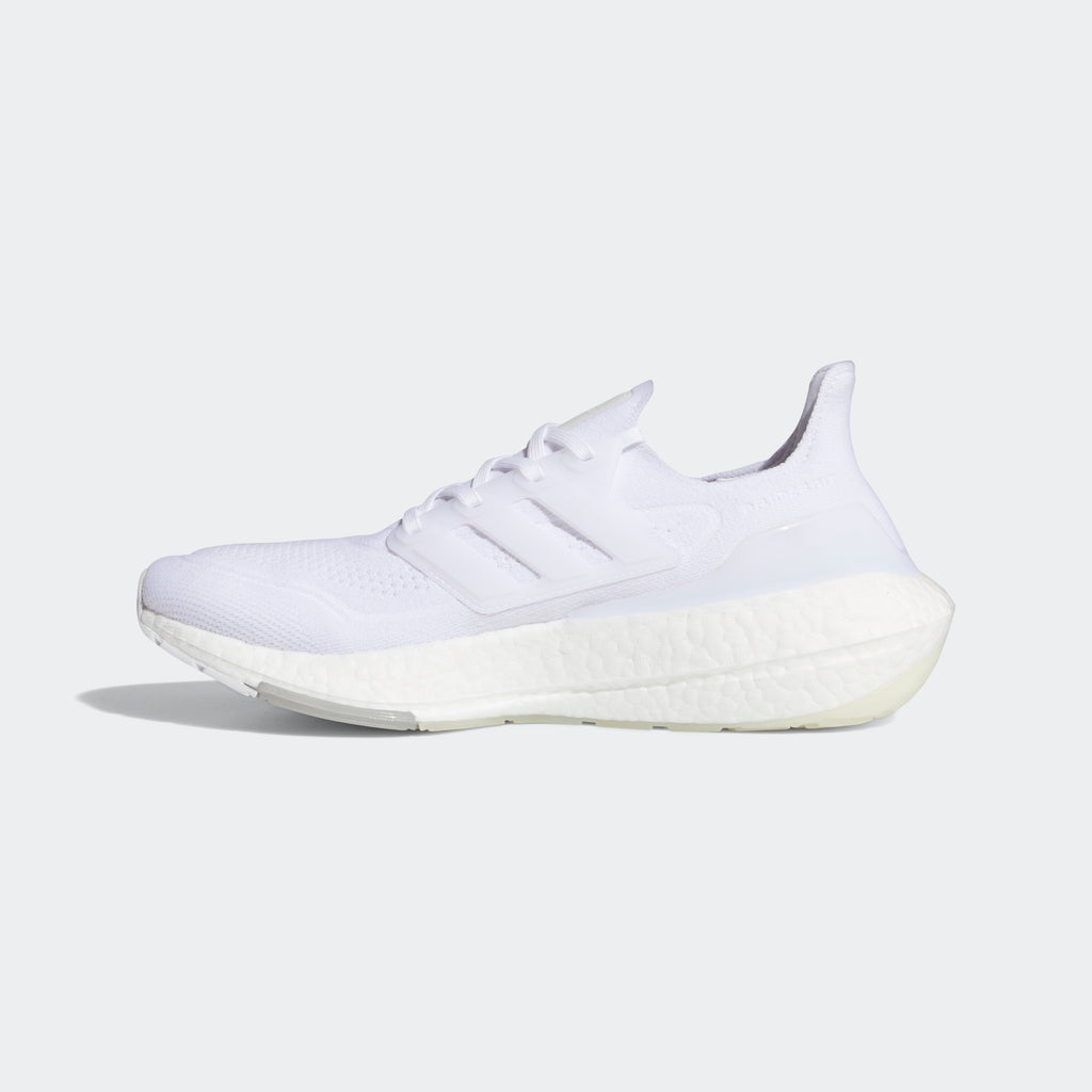 Men's adidas Ultraboost 21 Shoes White FY0379 | Chicago City Sports | interior side view