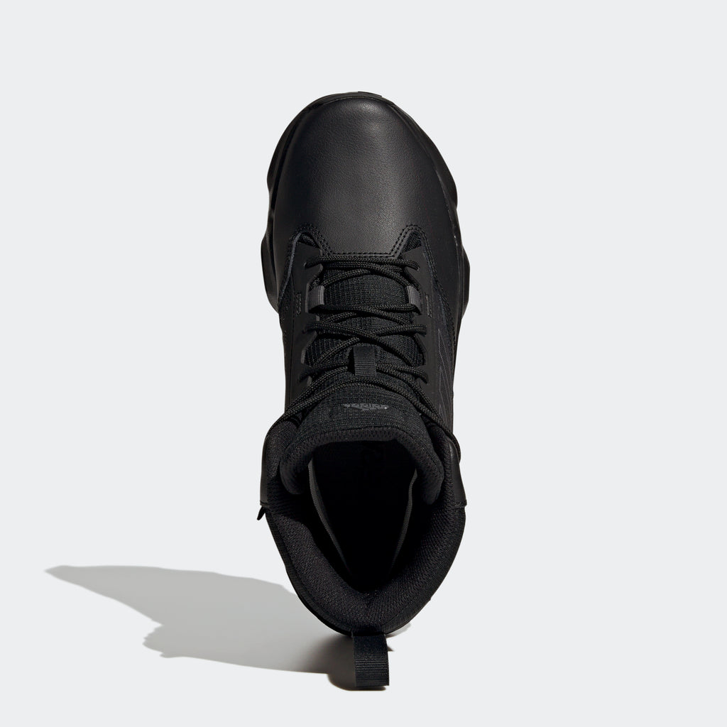 Men’s adidas Terrex Unity Leather Mid RAIN.RDY Hiking Boots Black
