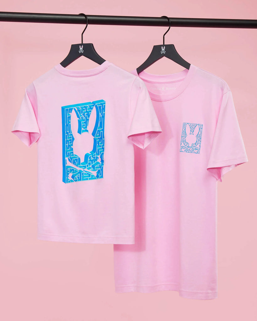 Men's Psycho Bunny Pisani Graphic Tee Pure Pink