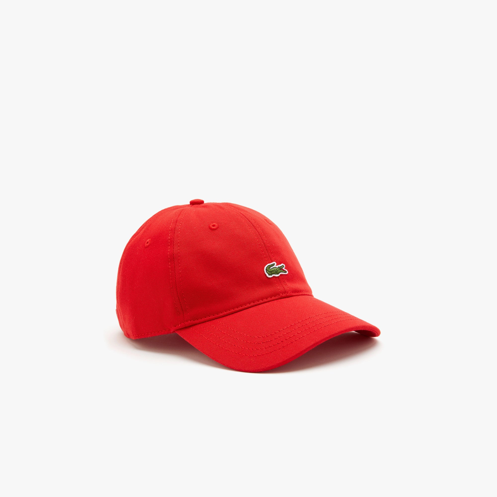 Red lacoste cap sales
