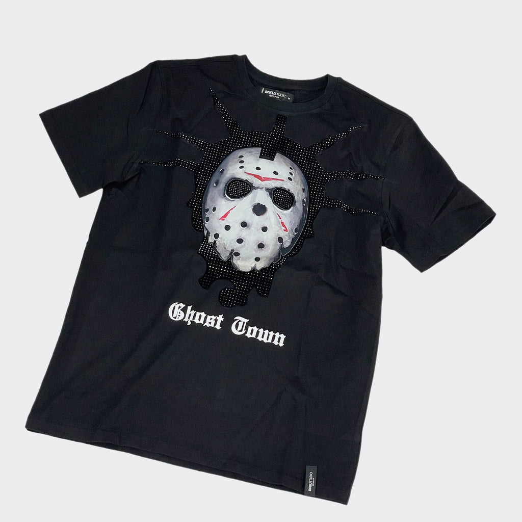 Men's Roku Studio Ghost Town T-Shirt Black | Chicago City Sports | front view