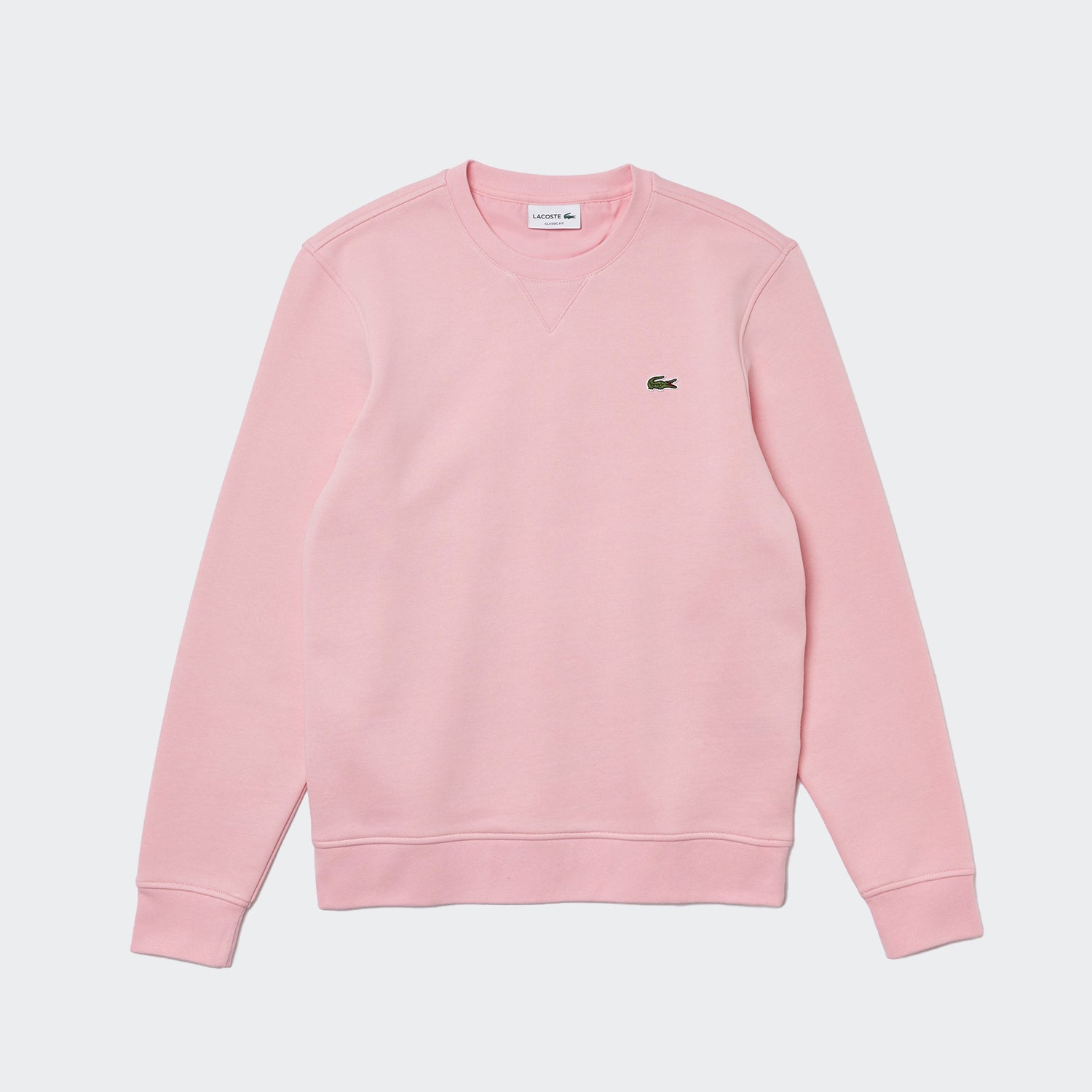 Lacoste Cotton Fleece Sweatshirt Pink SH1505AUU | City Sports