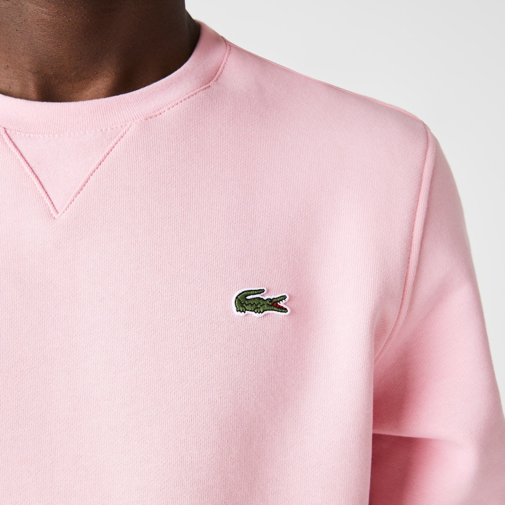 overfladisk Pounding Afskrække Lacoste Cotton Fleece Sweatshirt Pink SH1505AUU | Chicago City Sports