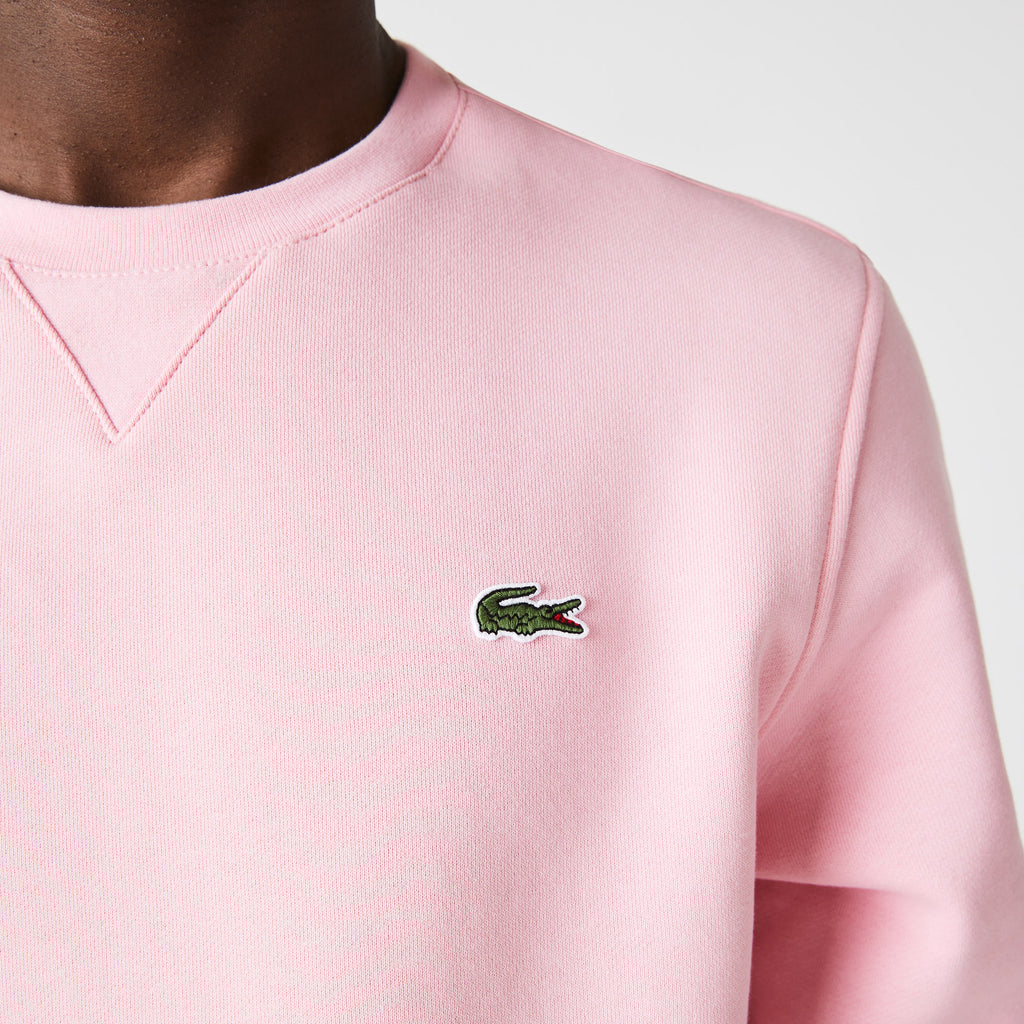 Men's Lacoste SPORT Cotton Blend Fleece Sweatshirt Pink