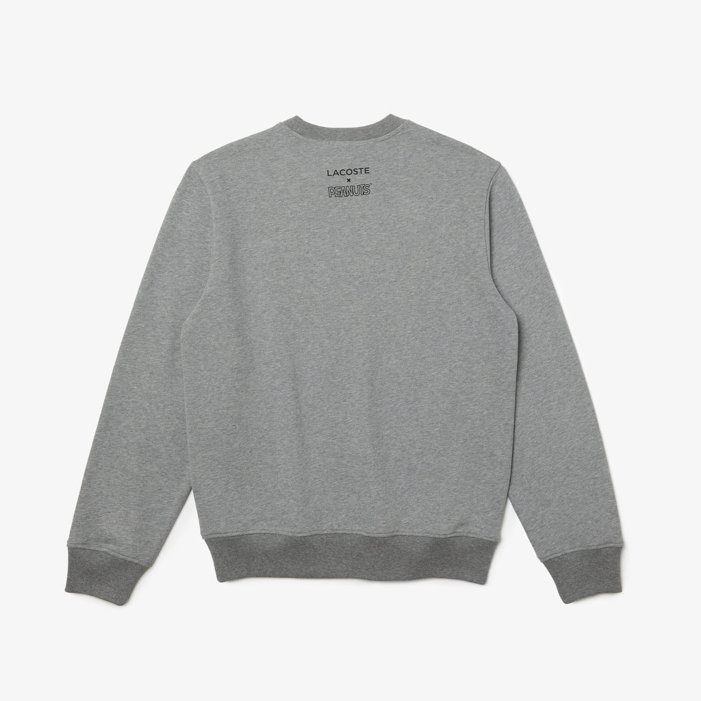 Unisex Lacoste x Peanuts Organic Cotton Sweatshirt Grey