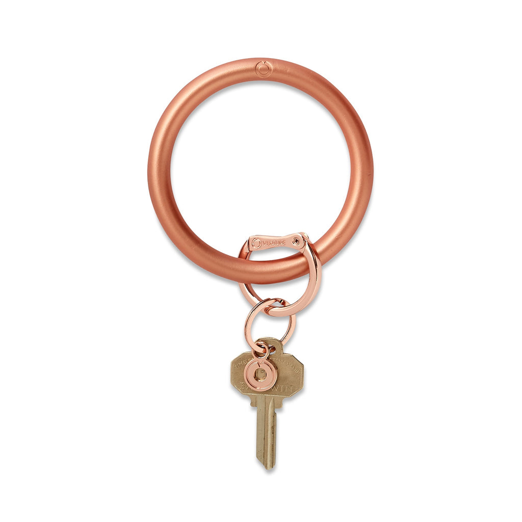 Big O Key Ring Silicone "Solid Rose Gold"