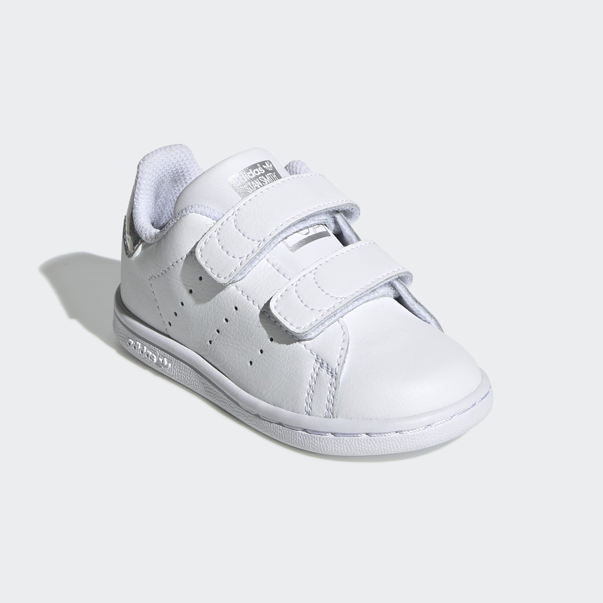 Politisk Stramme tre adidas Stan Smith Velcro Shoes White Iridescent | Chicago City Sports