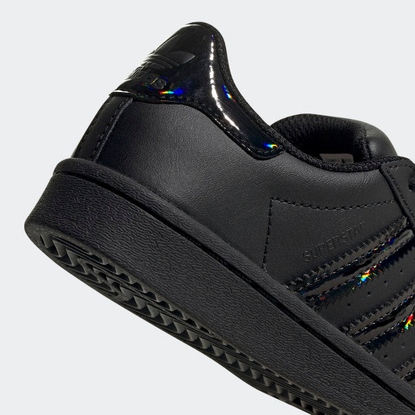 Samle ketcher Genbruge adidas Black Iridescent Superstar Shoes | Chicago City Sports