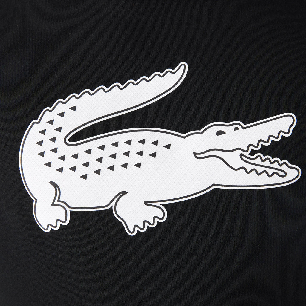 Men's Lacoste SPORT 3D Print Crocodile Jersey T-Shirt Black
