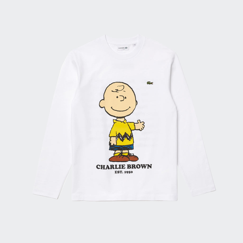 Men’s Lacoste x Peanuts Organic Cotton T-Shirt White