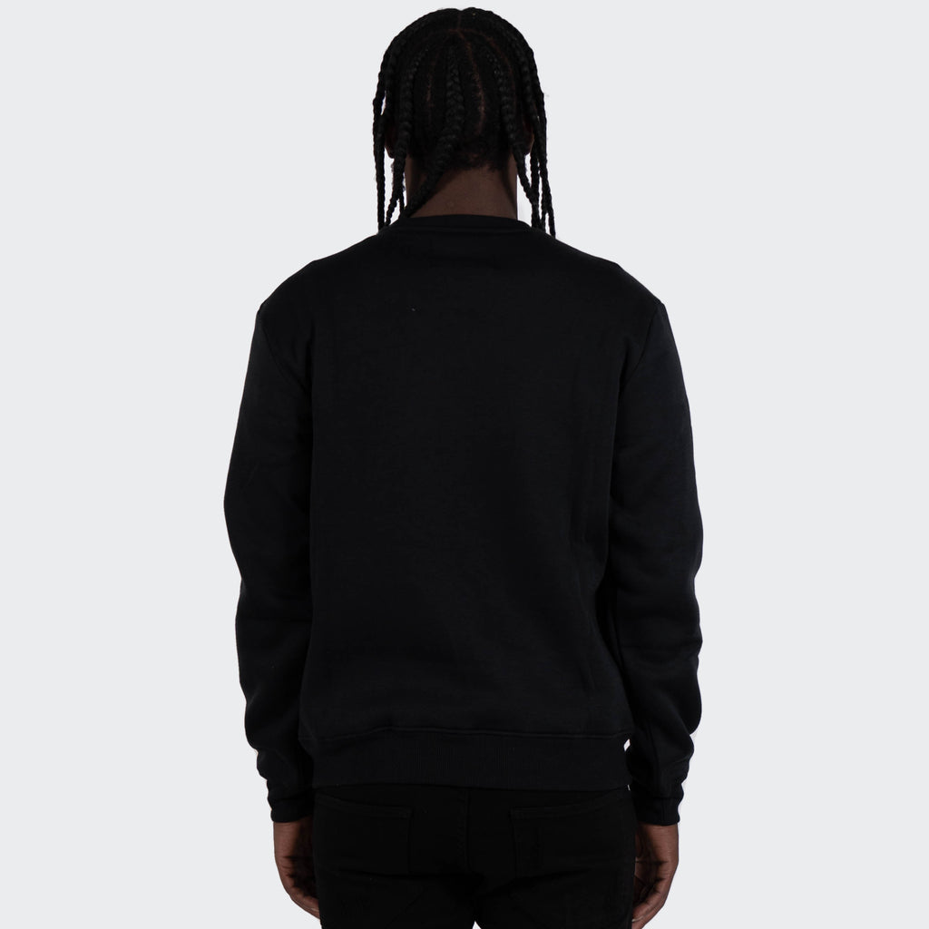 Men's TWO MILL TWENTY "Trust No One" Graphic Embroidered Sweatshirt Black