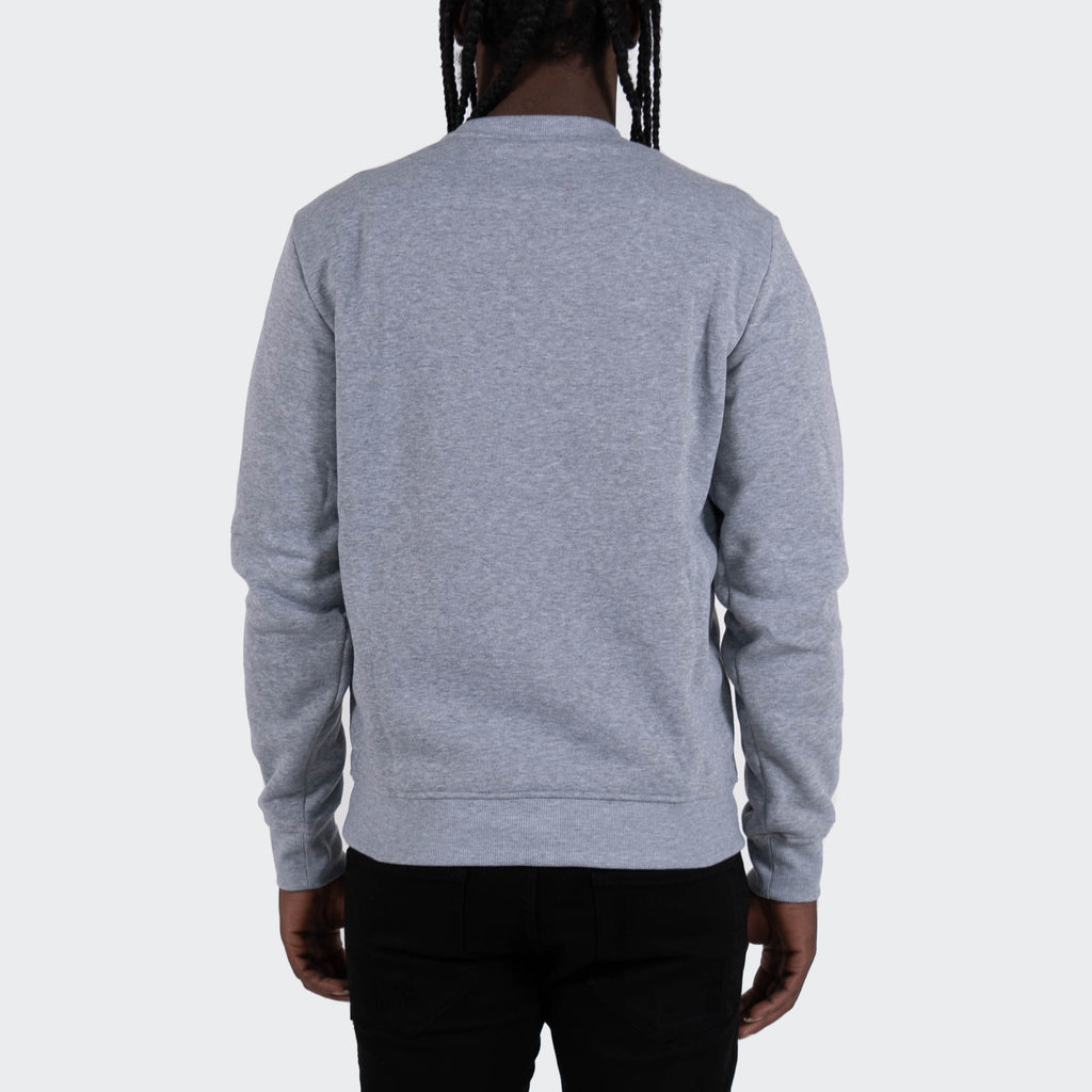 Men's TWO MILL TWENTY "No Mercy" Graphic Embroidered Sweatshirt Grey