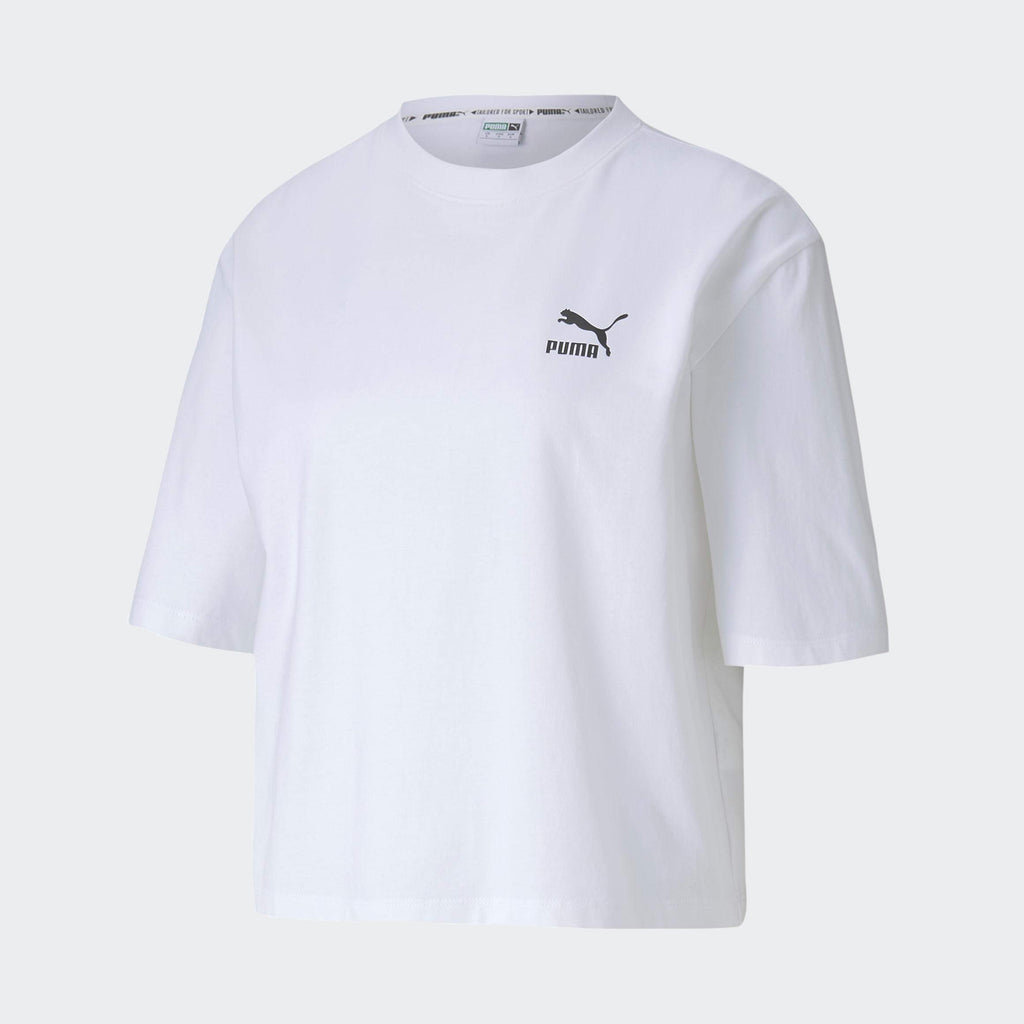 Women's PUMA Tailored for Sport Graphic Tee White
