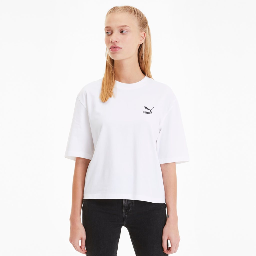 Women's PUMA Tailored for Sport Graphic Tee White