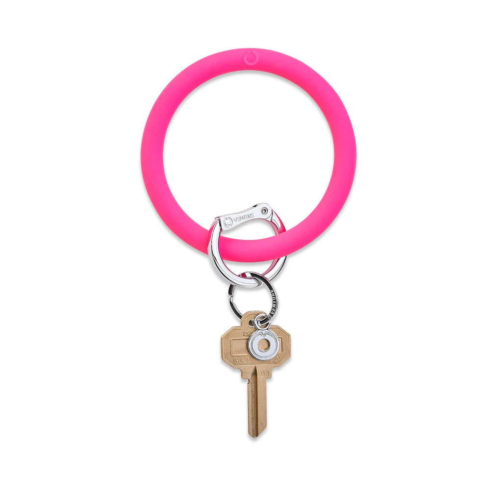 Big O Key Ring Silicone "Tickled Pink"