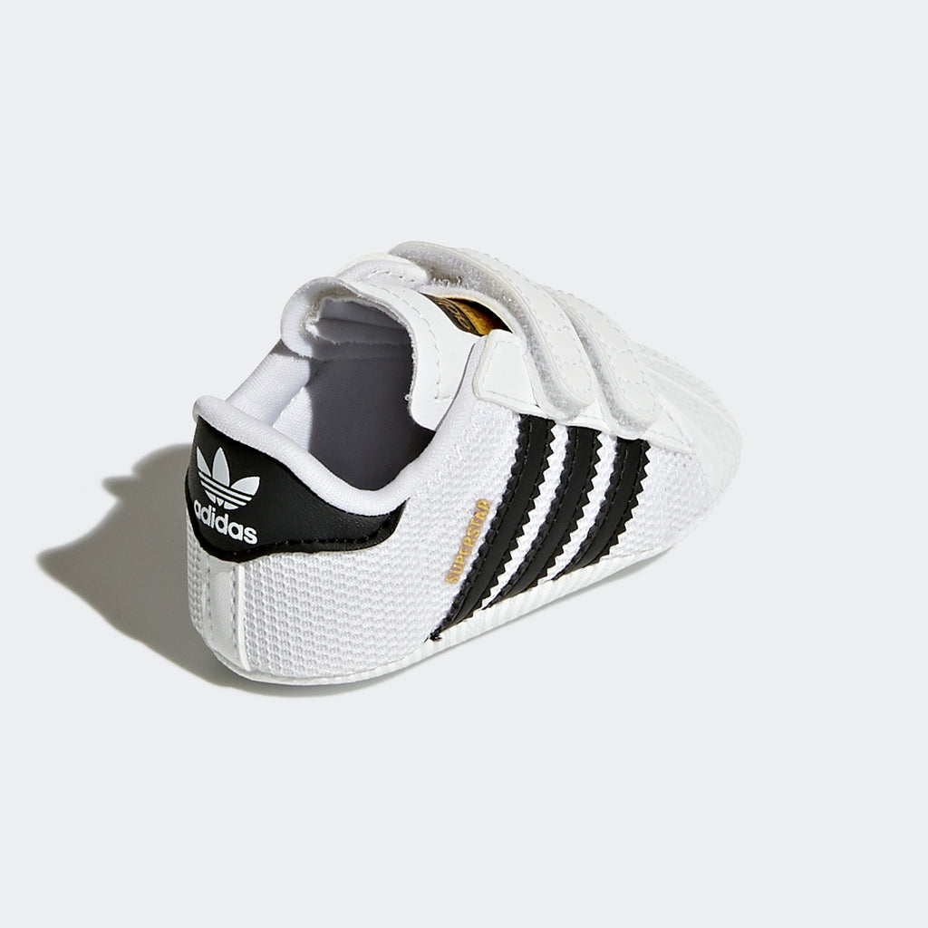 Toddler's adidas Originals Superstar Shoes White S79916 | Chicago City Sports | rear diagonal view