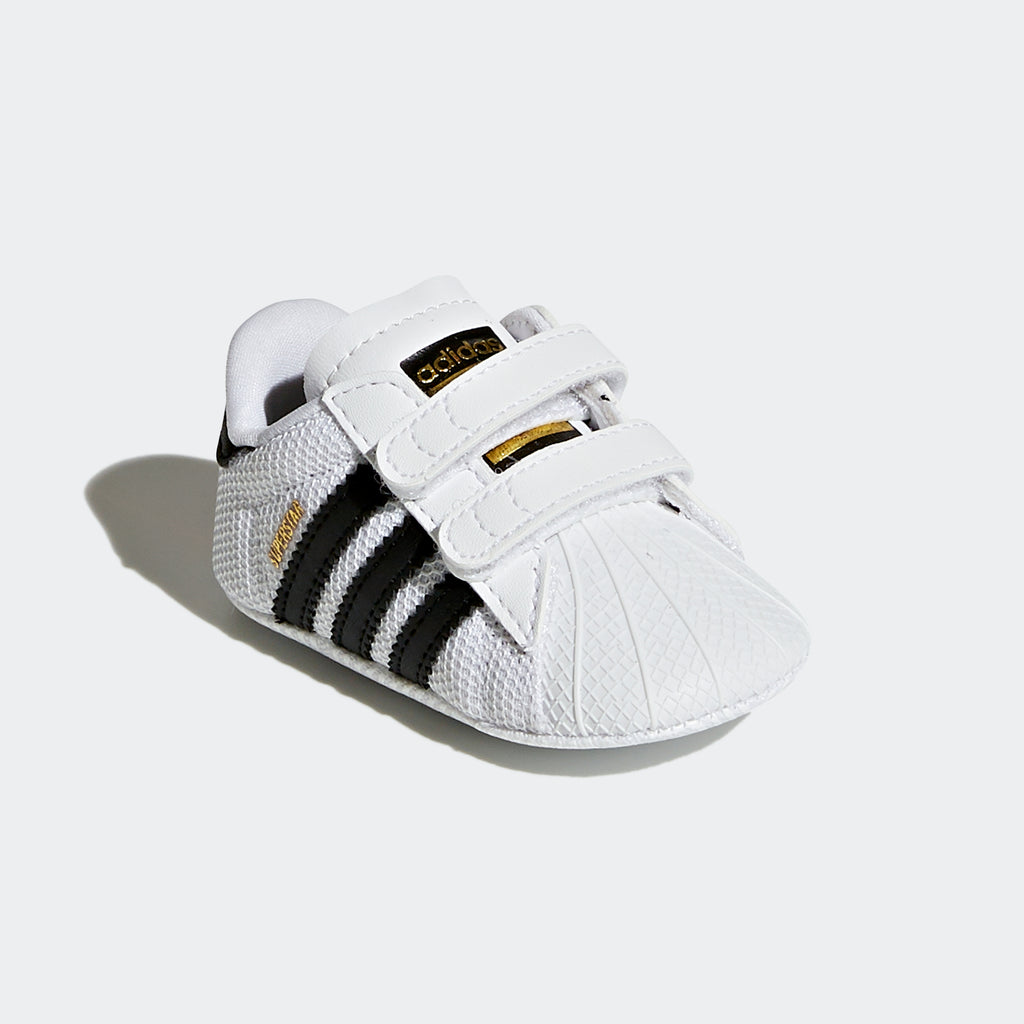 Toddler's adidas Originals Superstar Shoes White S79916 | Chicago City Sports | diagonal view