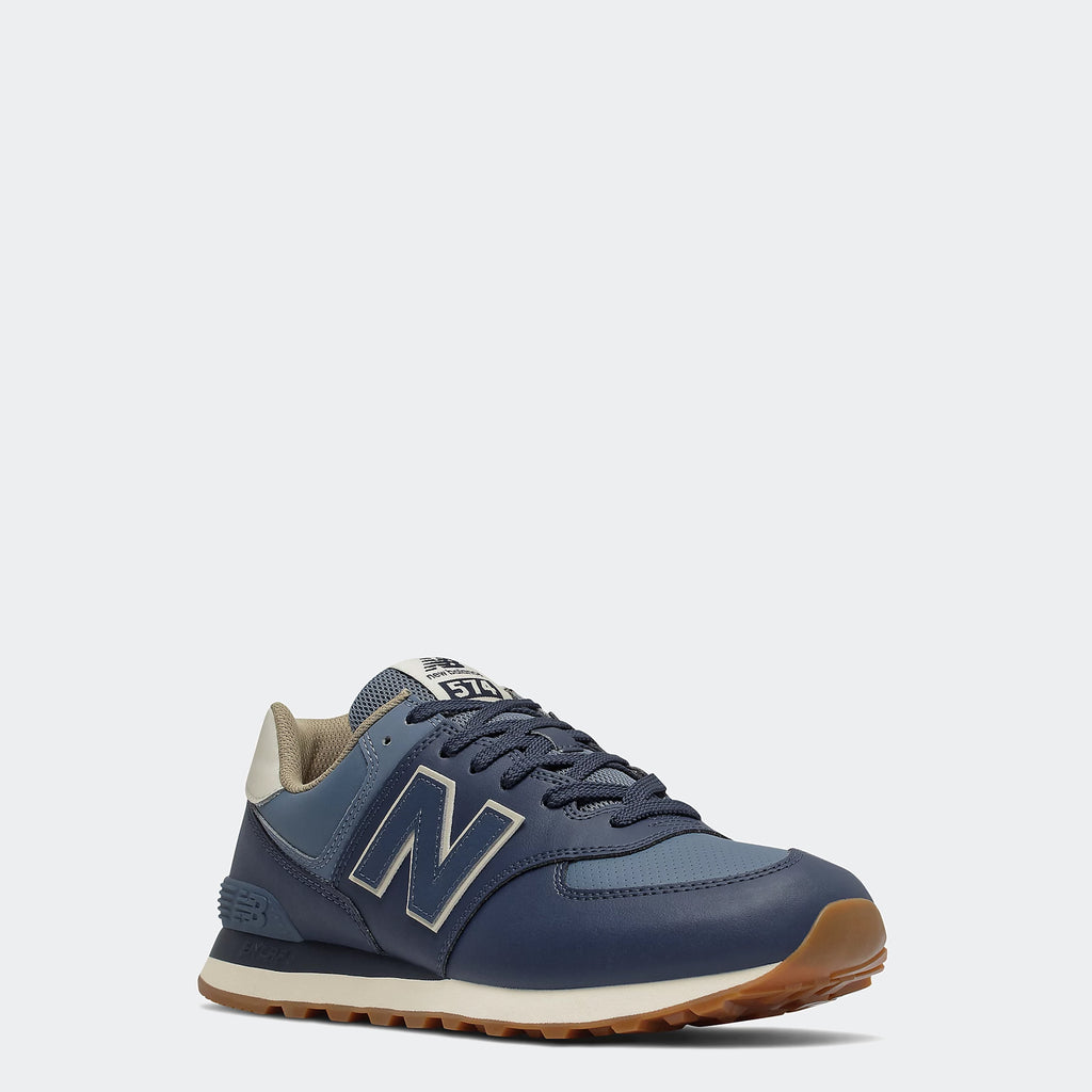 Unisex New Balance 574 Vegan Friendly Shoes Indigo
