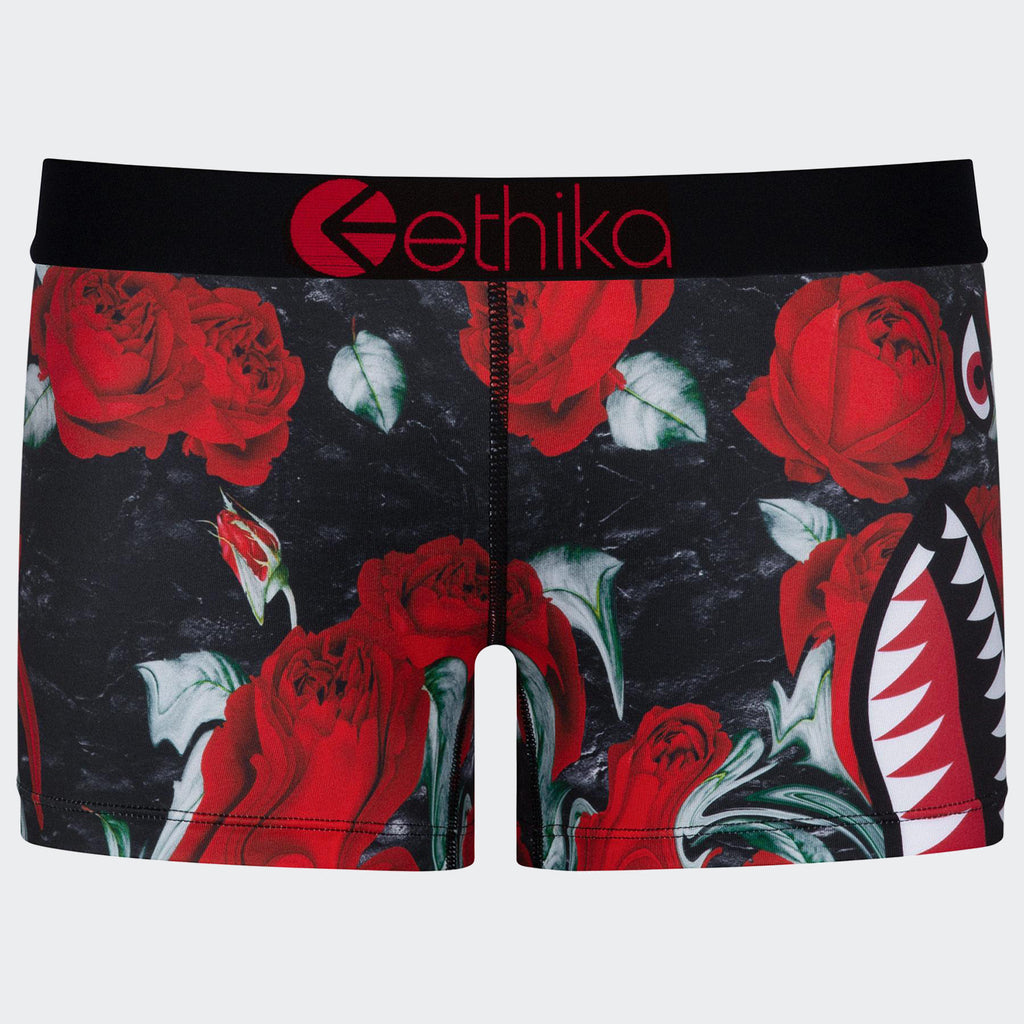 Women's Ethika Bomber Rose Drip Boy Shorts
