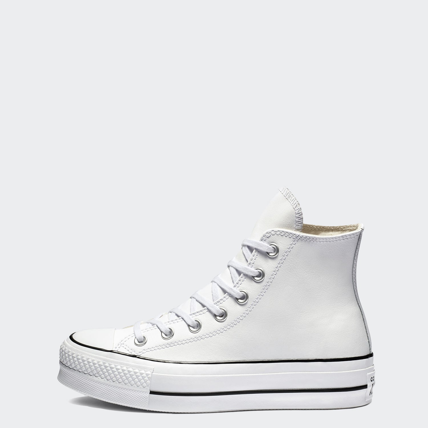 Clean leather platform chuck taylor all star size 7 Clearance