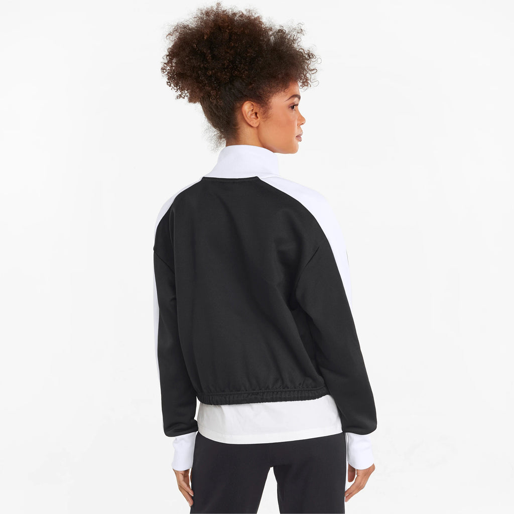 Women's PUMA Iconic T7 Cropped PT Jacket Black